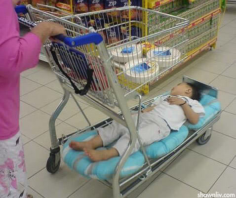 baby stroller shopping cart